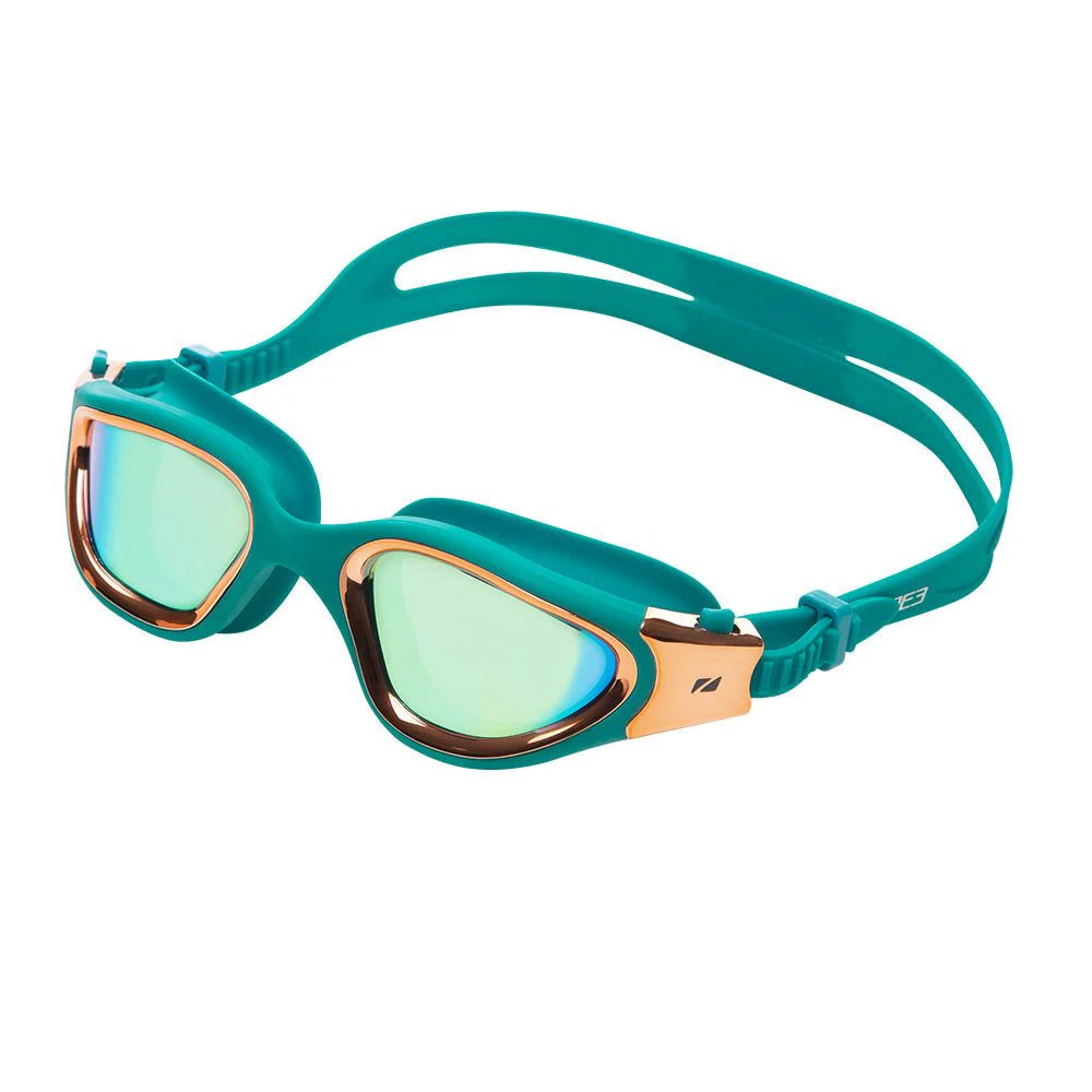 ZONE3 Vapour Polarised Swim Goggles TEAL/COPPER