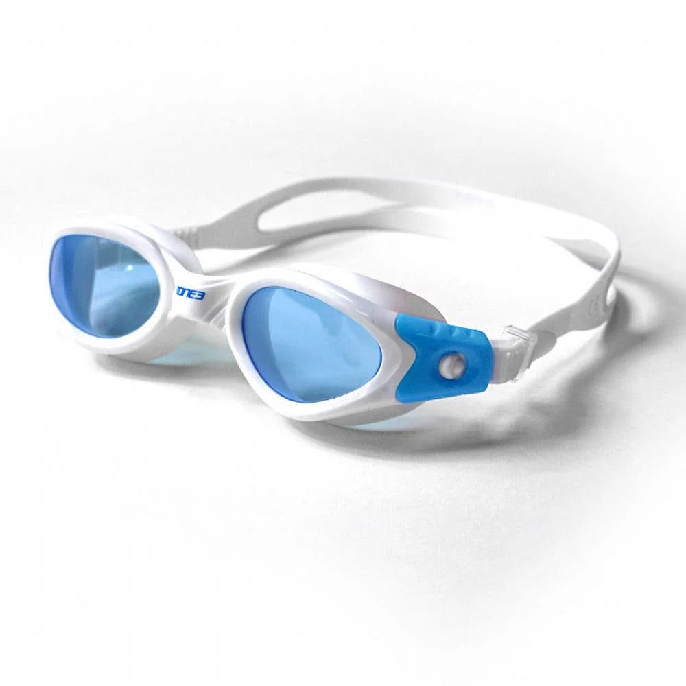 ZONE3 Apollo Tinted Swim Goggles White/Blue