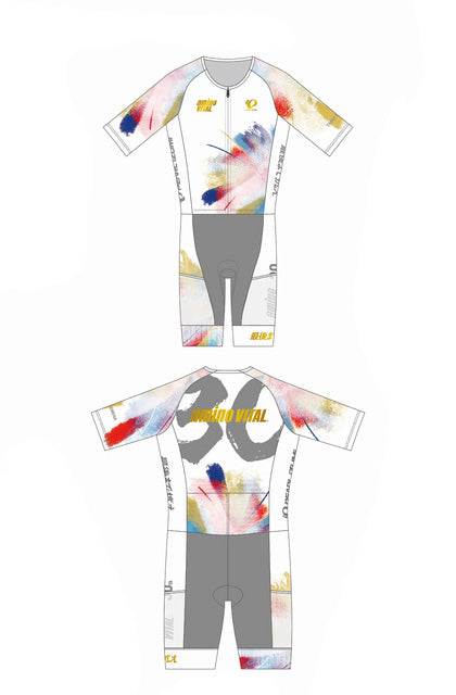 30周年メッシュトライスーツ＋サイドポケット＆アイスポケット付き・アミノバイタルウェア